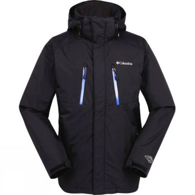 Chaquetas Columbia Tetragon Hombre - Negras / Azules - Chile HJT246857